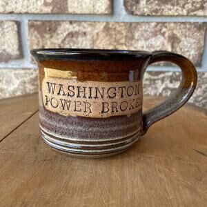 Annapolis Potter Mug Washington Power Broker Marked Beautiful Condition!